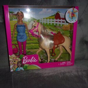 BARBIE DOLL WITH PONY